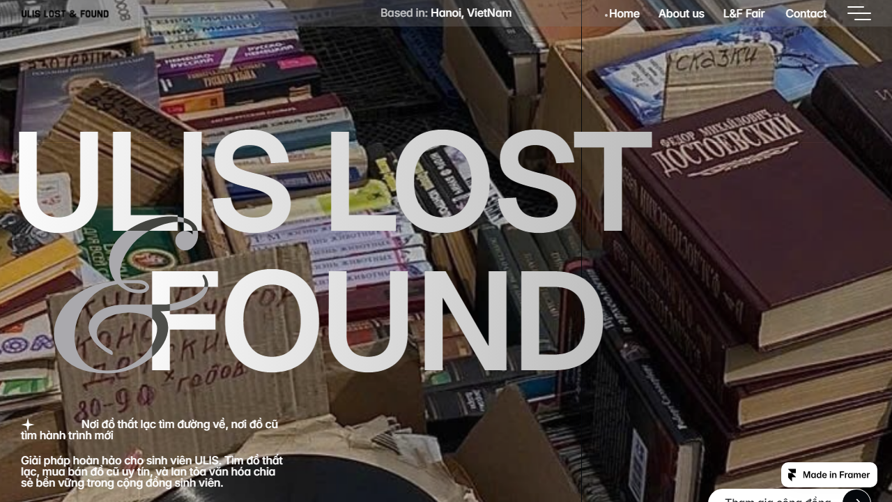 Ảnh dự án ULIS Lost & Found